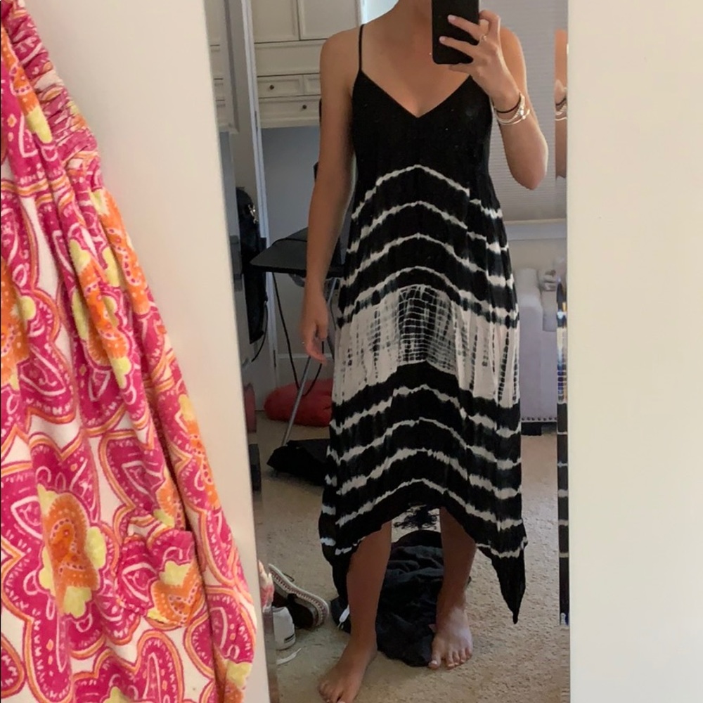 Tie die long dress